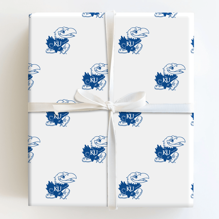 Outlining Jayhawk - Wrapping Paper - Aspen & Arlo