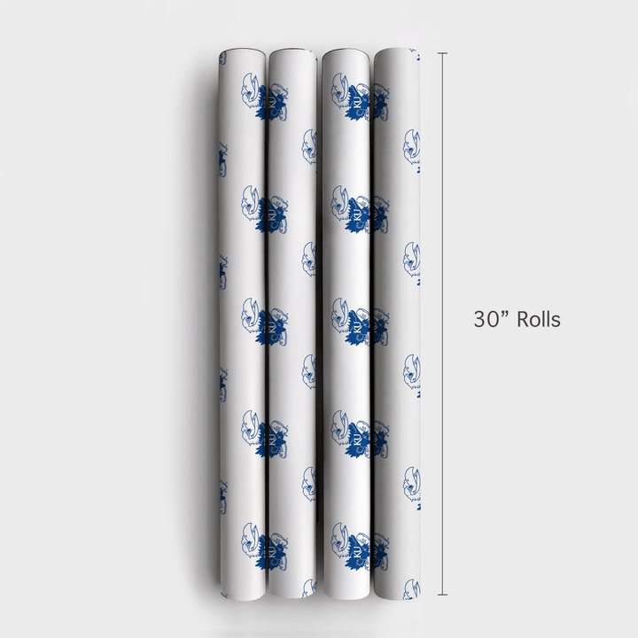 Outlining Jayhawk - Wrapping Paper - Aspen & Arlo