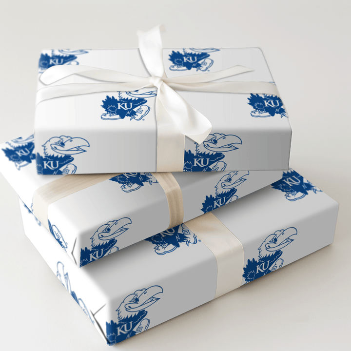 Outlining Jayhawk - Wrapping Paper - Aspen & Arlo