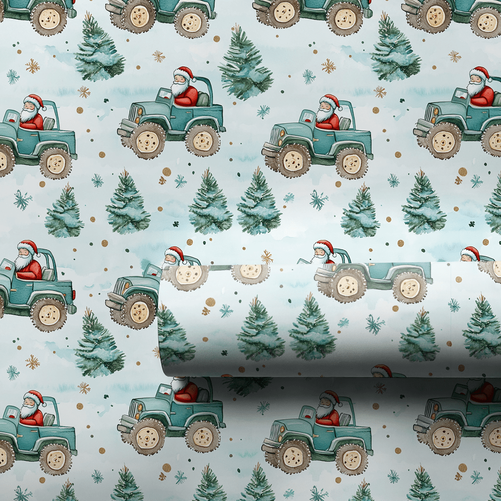 Snow Tire Time - Wrapping Paper - Aspen & Arlo