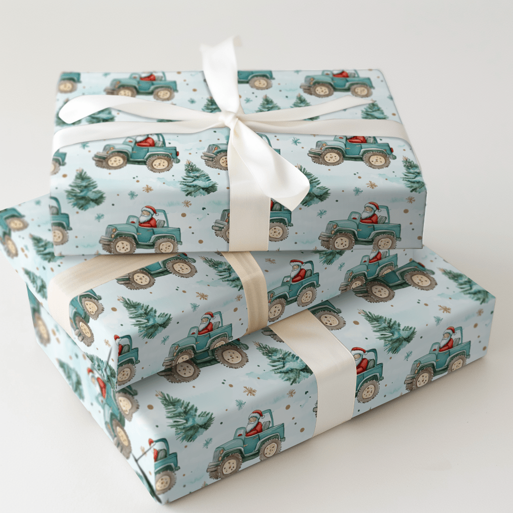 Snow Tire Time - Wrapping Paper - Aspen & Arlo