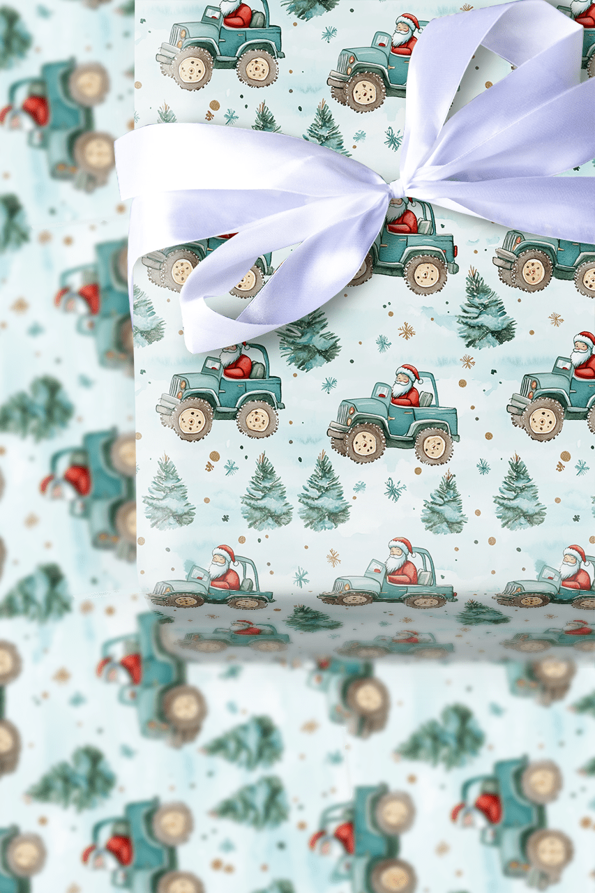 Snow Tire Time - Wrapping Paper - Aspen & Arlo