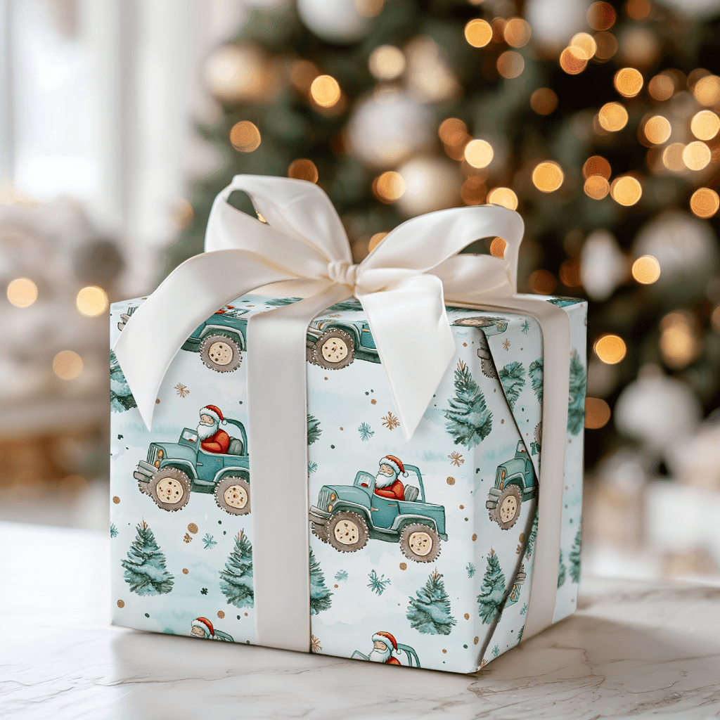 Snow Tire Time - Wrapping Paper - Aspen & Arlo