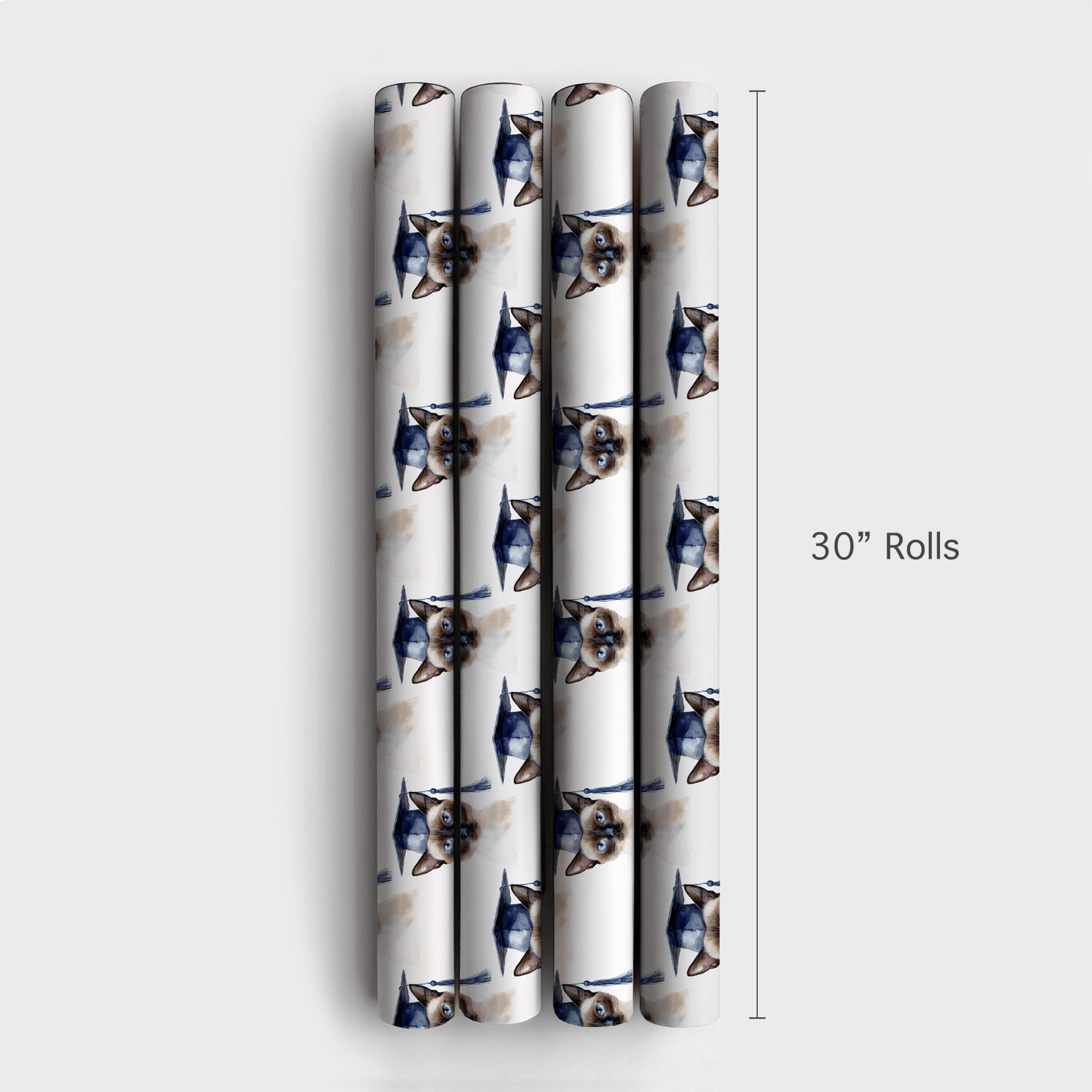 Siamese Graduate - Wrapping Paper - Aspen & Arlo