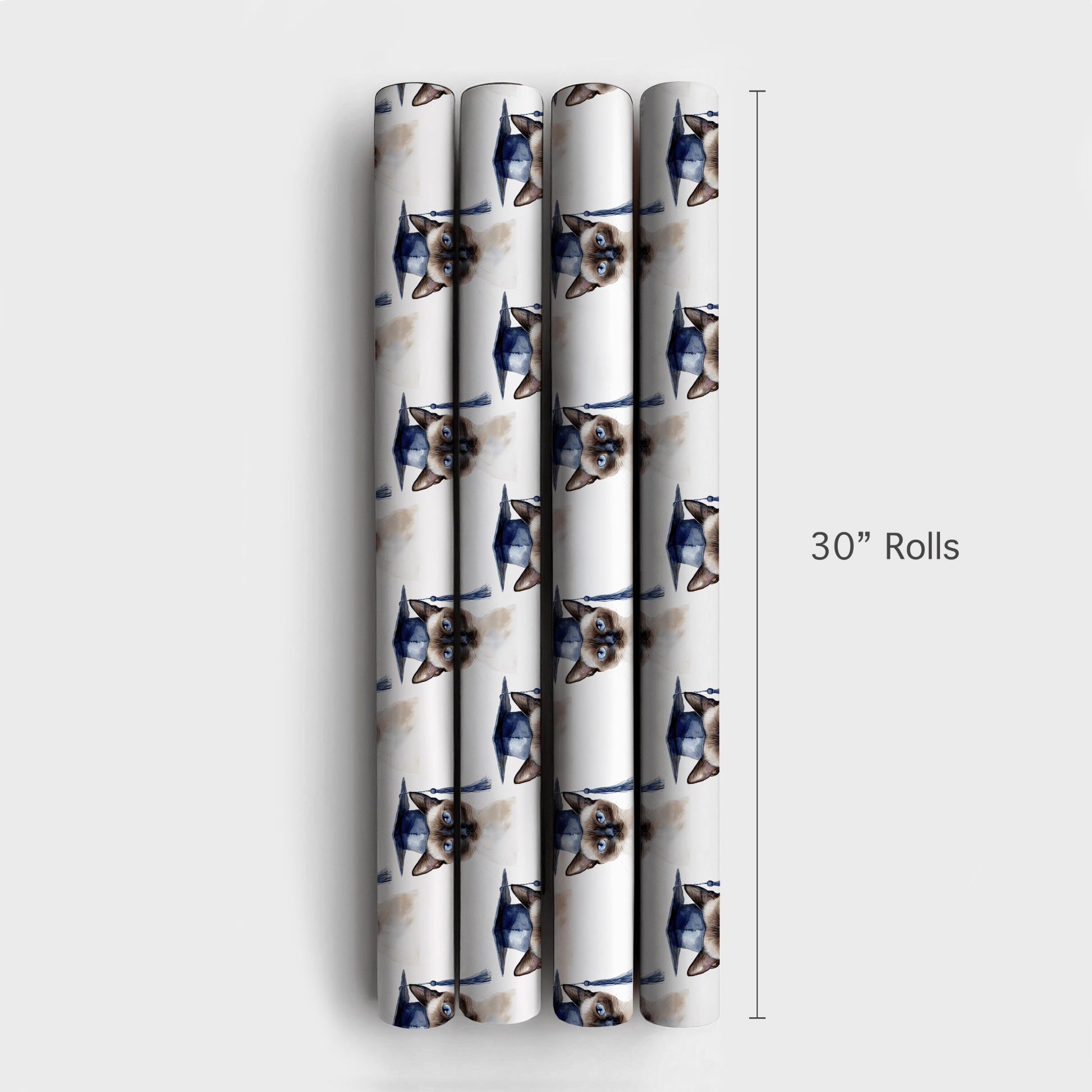 Siamese Graduate - Wrapping Paper - Aspen & Arlo