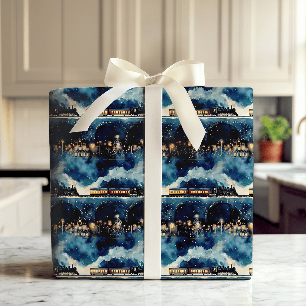 Track Dreams - Wrapping Paper - Aspen & Arlo