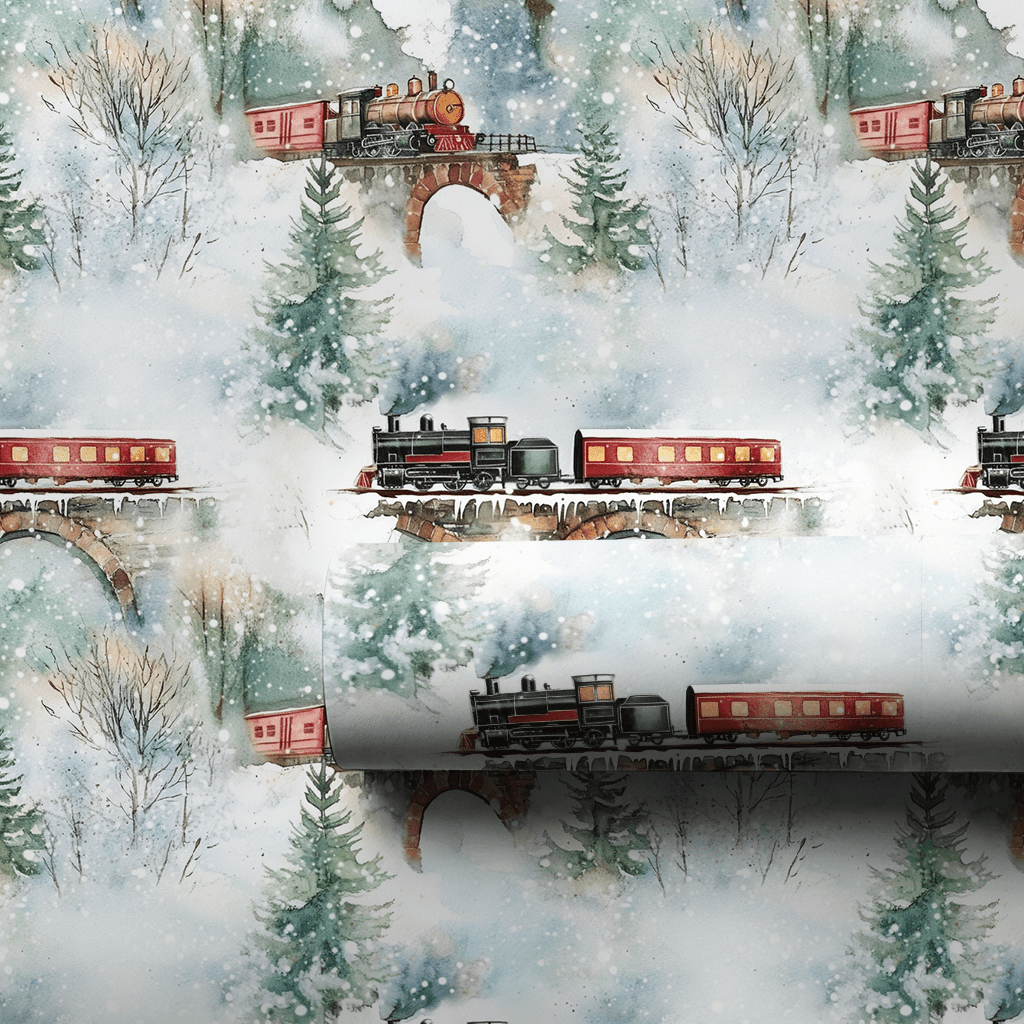Snow Conductor - Wrapping Paper - Aspen & Arlo