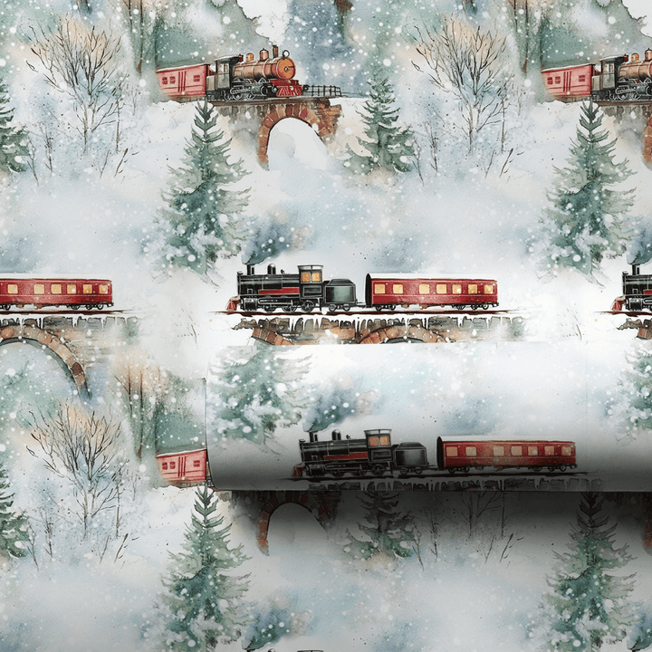 Snow Conductor - Wrapping Paper - Aspen & Arlo