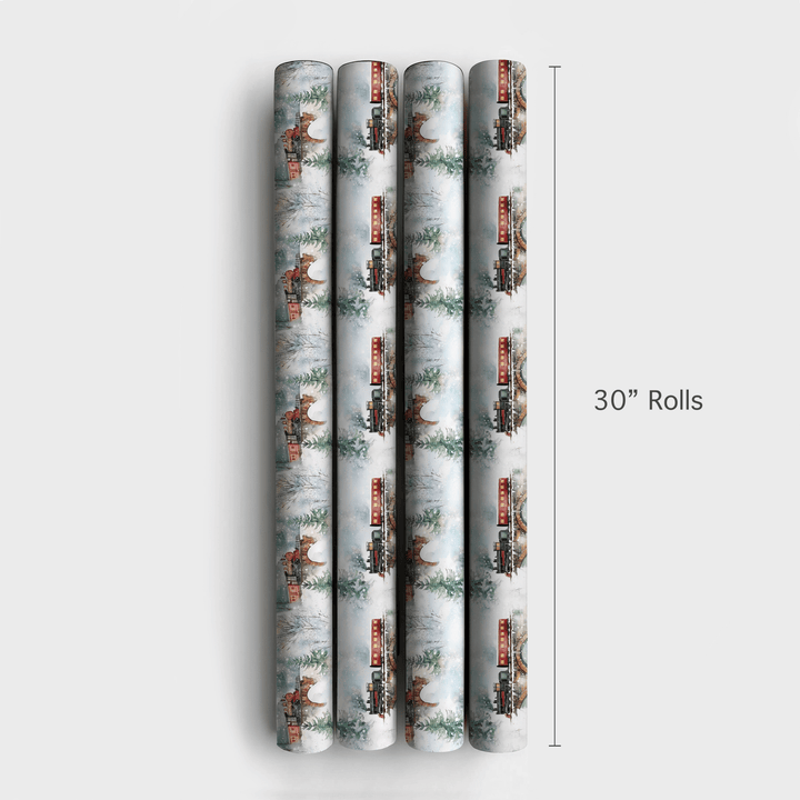 Snow Conductor - Wrapping Paper - Aspen & Arlo