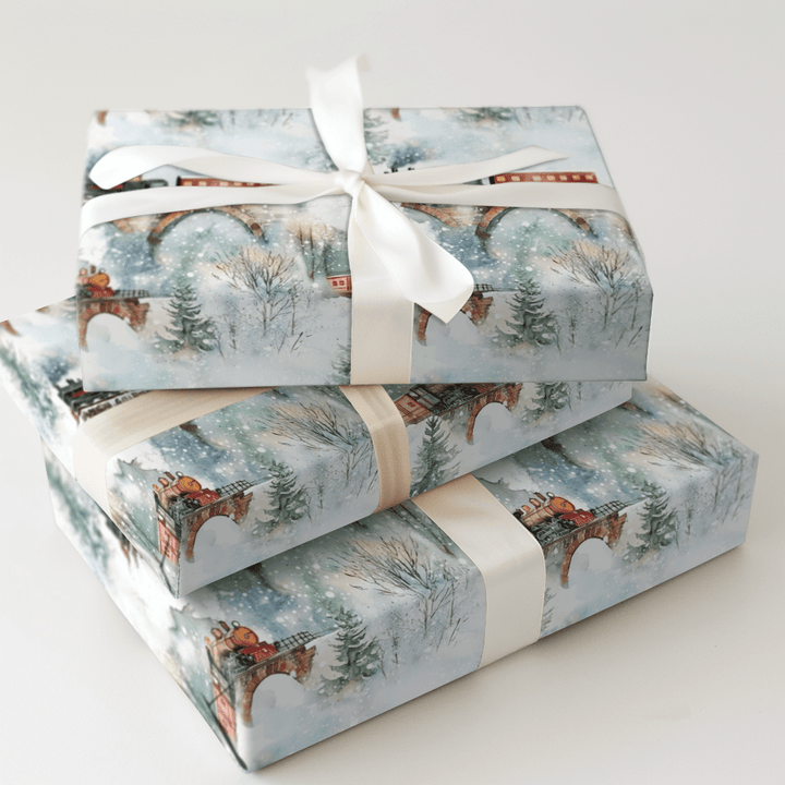 Snow Conductor - Wrapping Paper - Aspen & Arlo