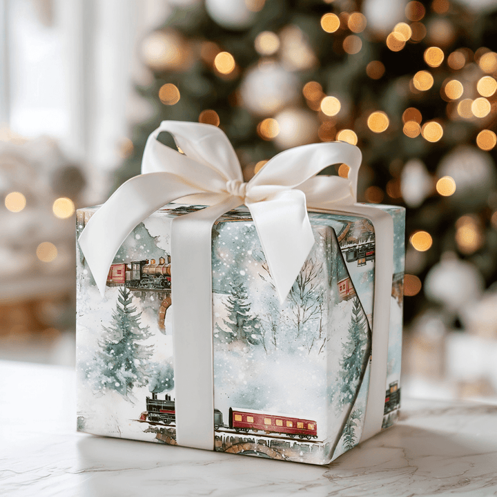 Snow Conductor - Wrapping Paper - Aspen & Arlo