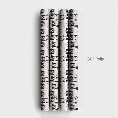 Border Collie Birthday - Wrapping Paper - Aspen & Arlo