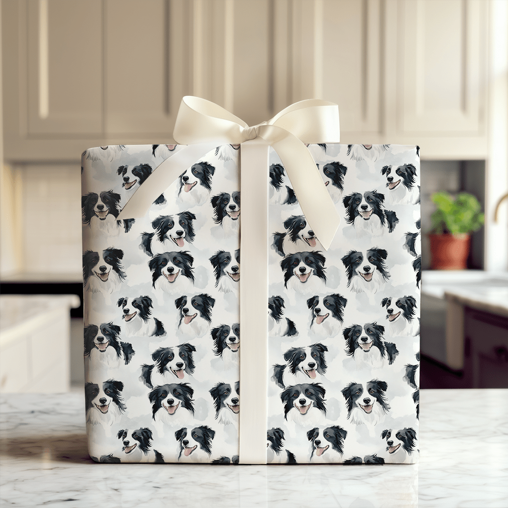 Border Collie Bliss - Wrapping Paper - Aspen & Arlo