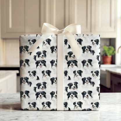 Border Collie Bliss - Wrapping Paper - Aspen & Arlo
