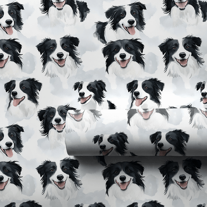 Border Collie Bliss - Wrapping Paper - Aspen & Arlo