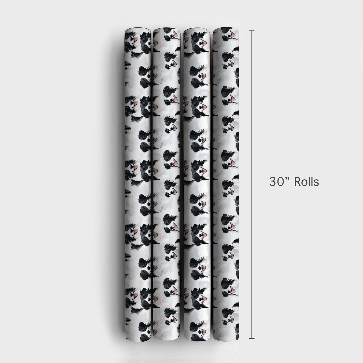 Border Collie Bliss - Wrapping Paper - Aspen & Arlo