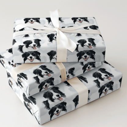 Border Collie Bliss - Wrapping Paper - Aspen & Arlo