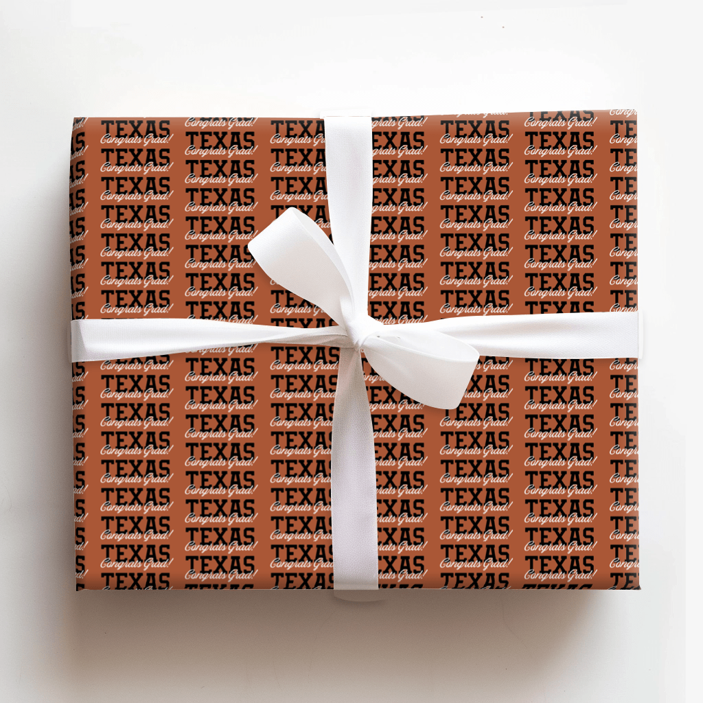 Congrats UT Grad - Wrapping Paper - Aspen & Arlo