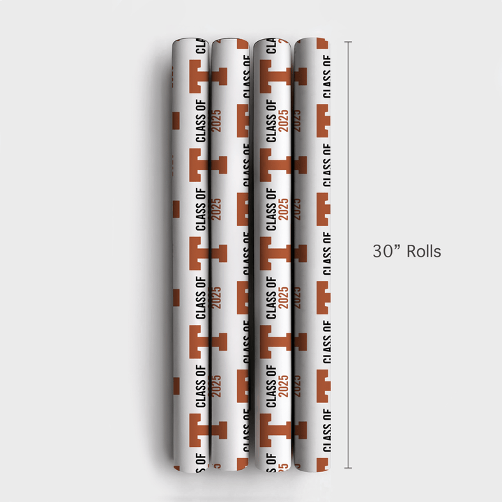 Texas Class of 2025 - Wrapping Paper - Aspen & Arlo