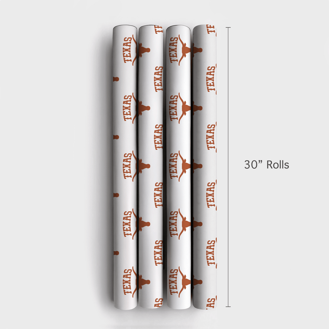 Longhorn Lettering - Wrapping Paper - Aspen & Arlo