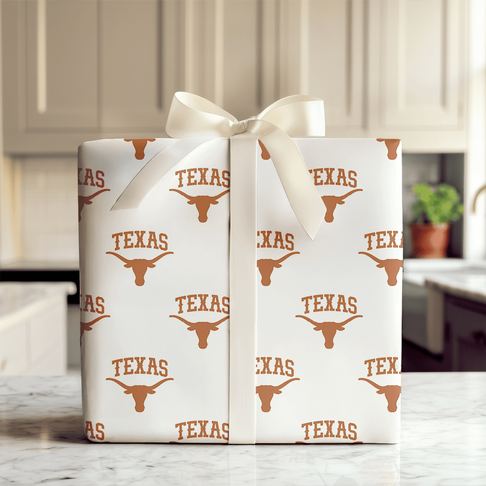 Longhorn Lettering - Wrapping Paper - Aspen & Arlo