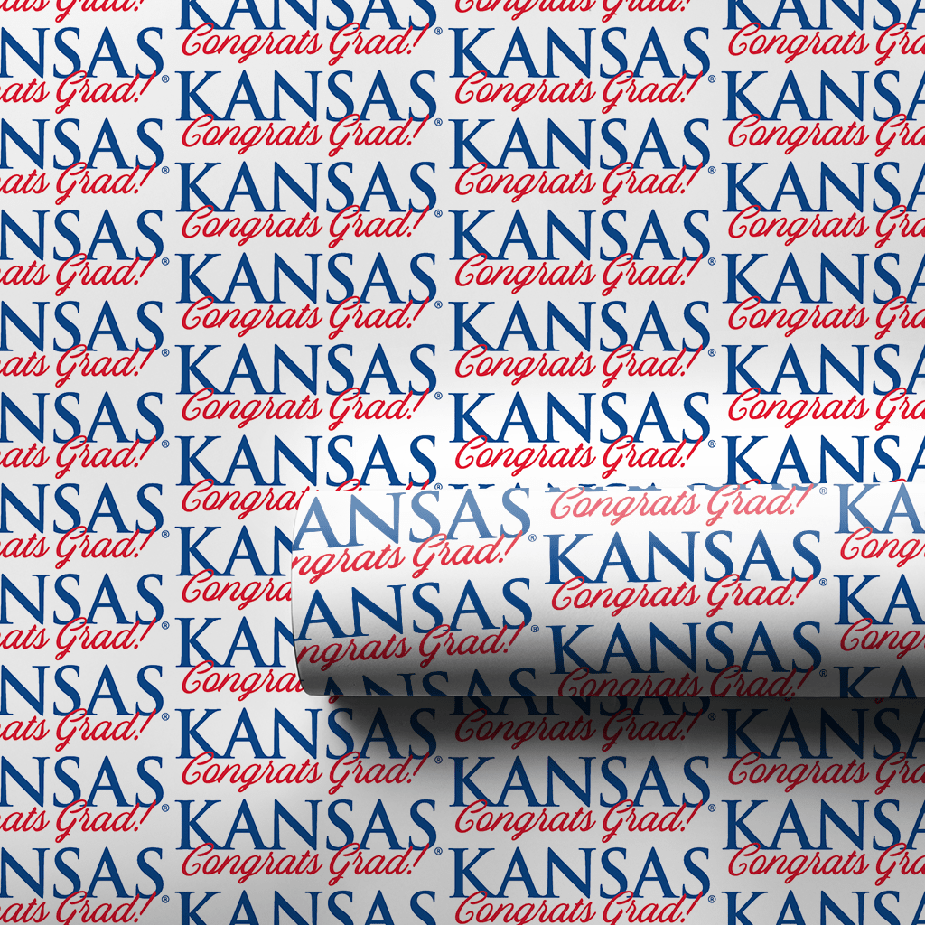 Congrats Kansas Grad - Wrapping Paper - Aspen & Arlo