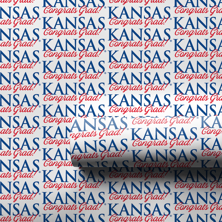 Congrats Kansas Grad - Wrapping Paper - Aspen & Arlo