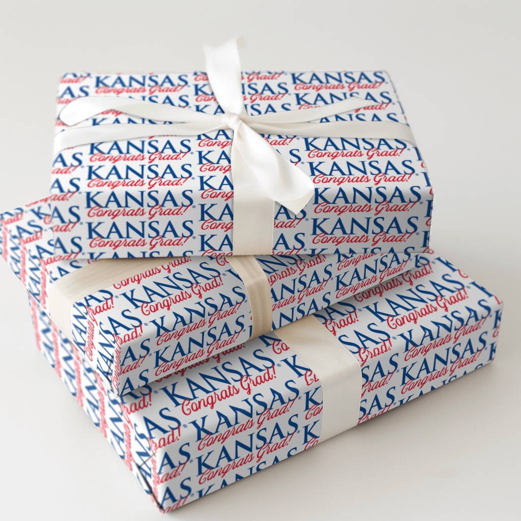 Congrats Kansas Grad - Wrapping Paper - Aspen & Arlo