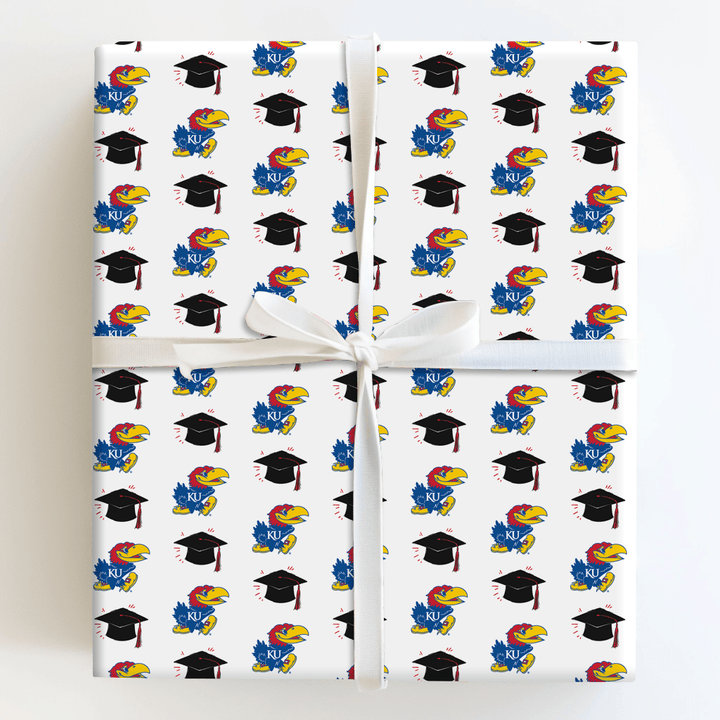 Hats of to the Jayhawk - Wrapping Paper - Aspen & Arlo