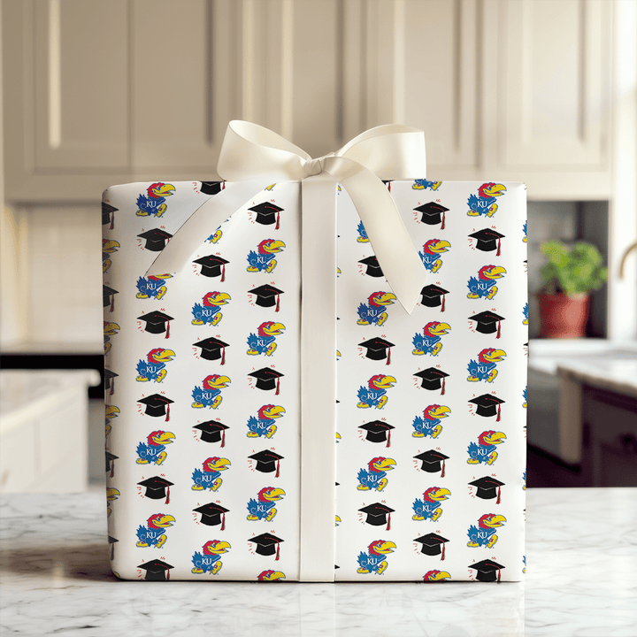 Hats of to the Jayhawk - Wrapping Paper - Aspen & Arlo