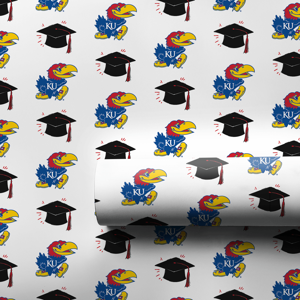 Hats of to the Jayhawk - Wrapping Paper - Aspen & Arlo