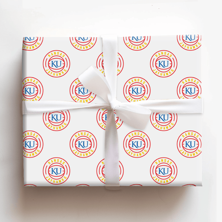Full Court Jayhawks - Wrapping Paper - Aspen & Arlo