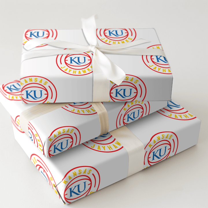 Full Court Jayhawks - Wrapping Paper - Aspen & Arlo