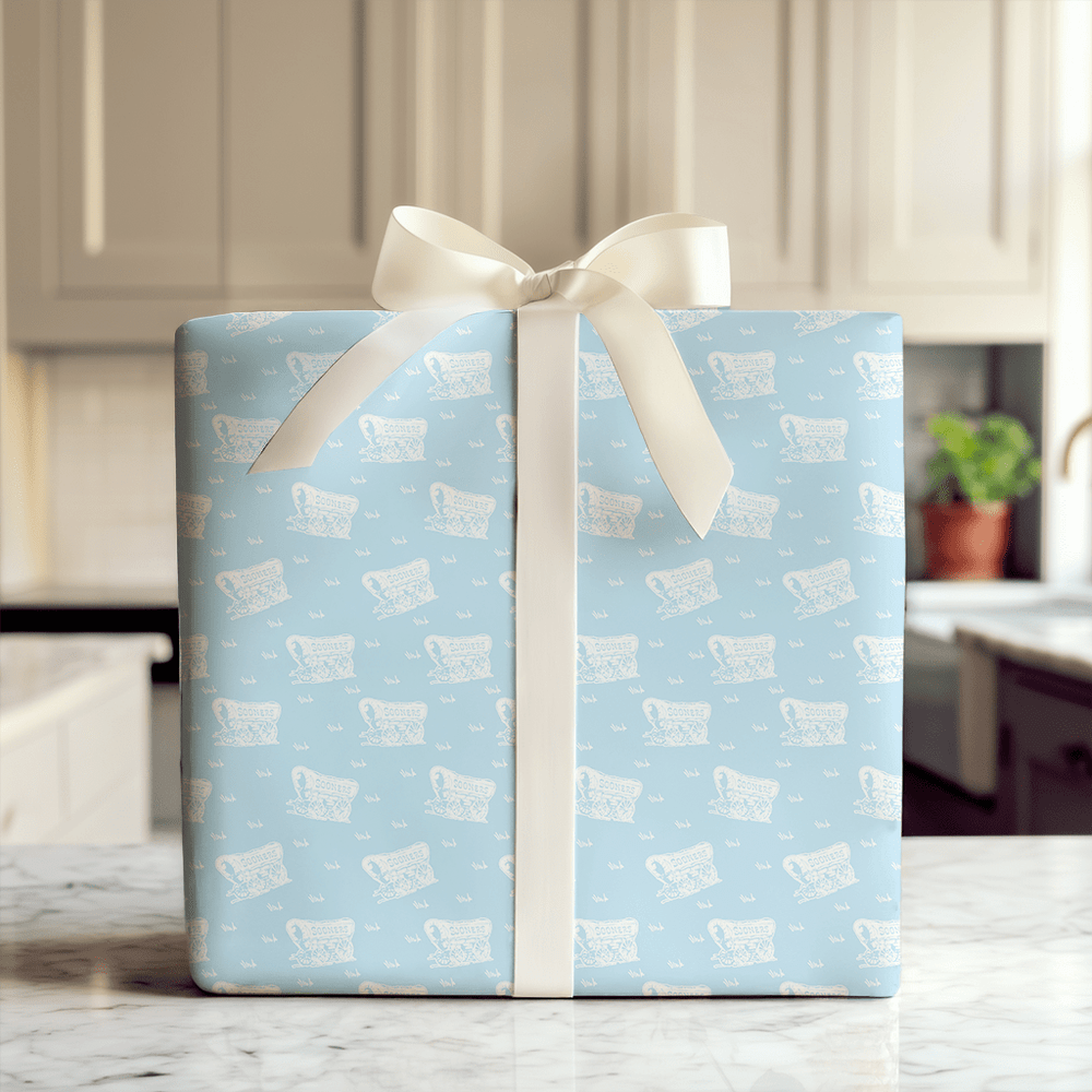 Little Sooner Blue - Wrapping Paper - Aspen & Arlo