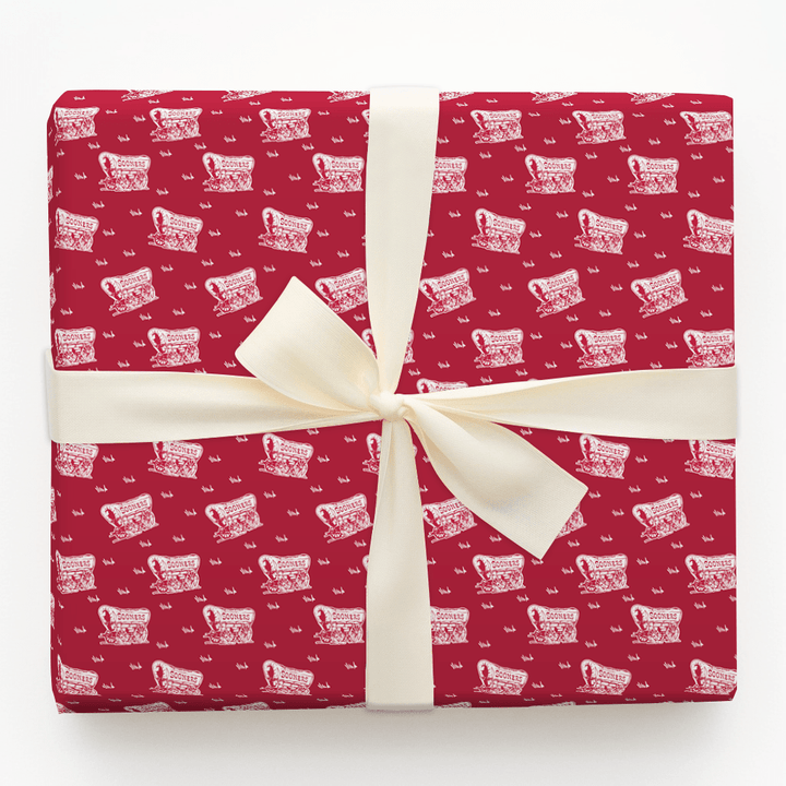 Little Sooner Red - Wrapping Paper - Aspen & Arlo
