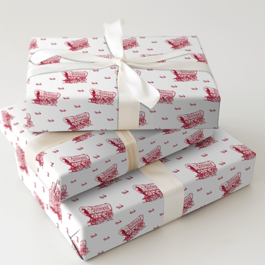 Little Sooner White - Wrapping Paper - Aspen & Arlo