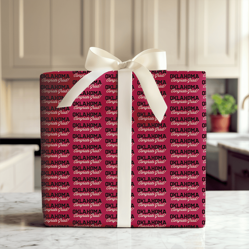 OU Congrats Grad - Wrapping Paper - Aspen & Arlo
