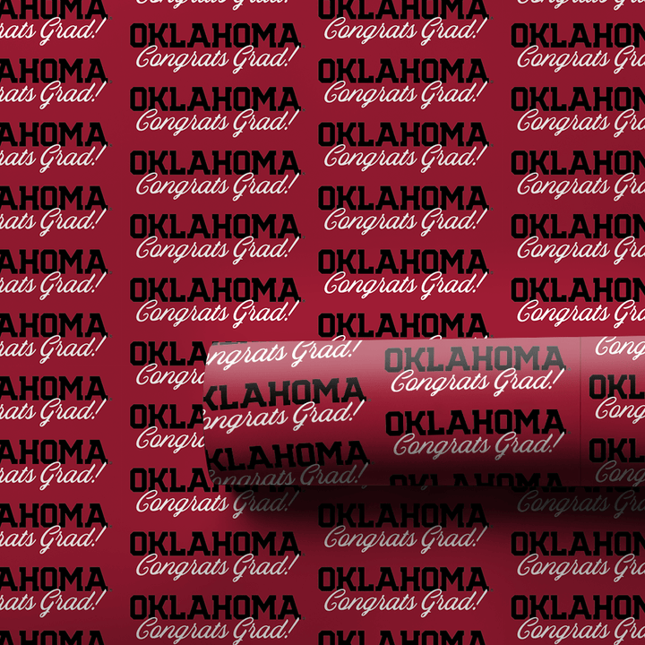 OU Congrats Grad - Wrapping Paper - Aspen & Arlo