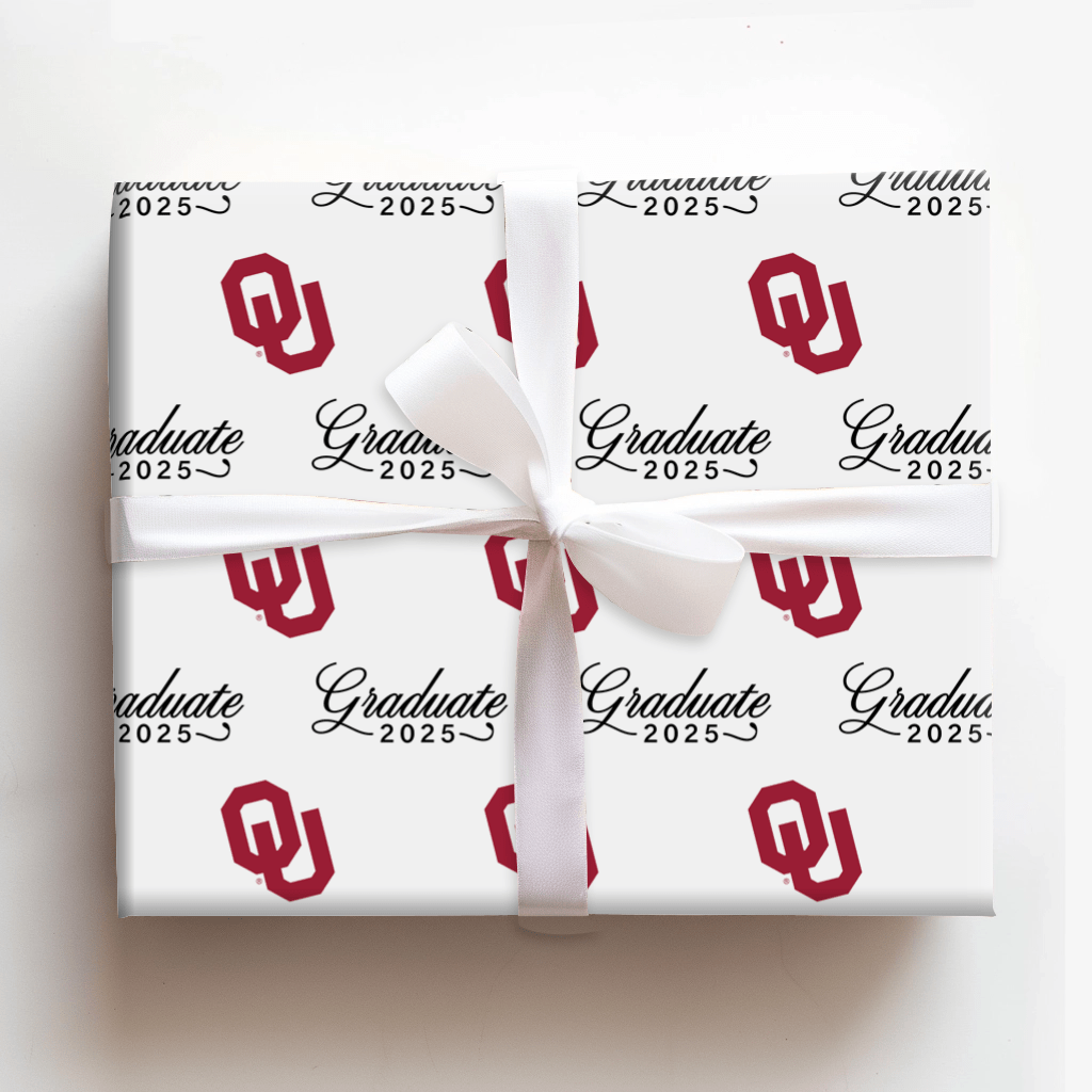 OU Graduate - Wrapping Paper - Aspen & Arlo