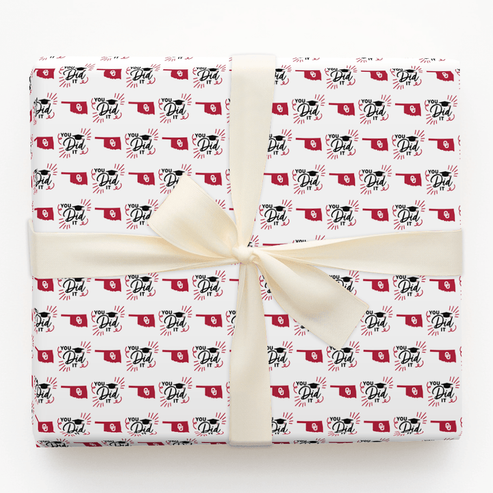 You Did It OU - Wrapping Paper - Aspen & Arlo