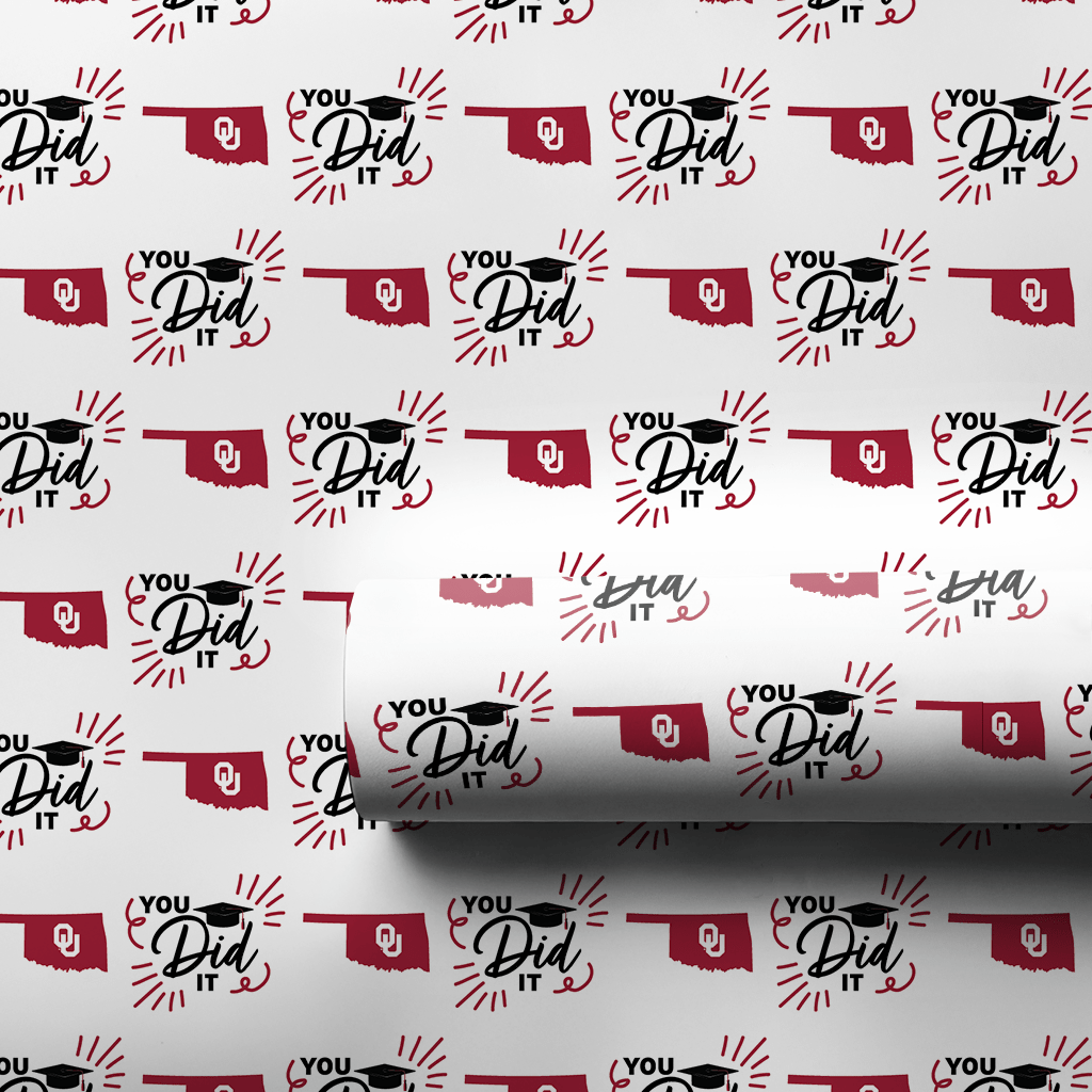 You Did It OU - Wrapping Paper - Aspen & Arlo