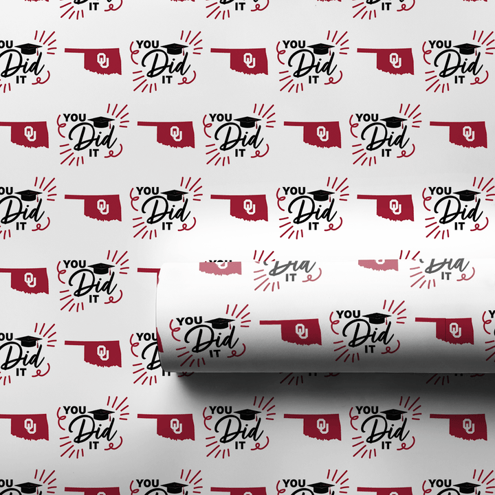 You Did It OU - Wrapping Paper - Aspen & Arlo