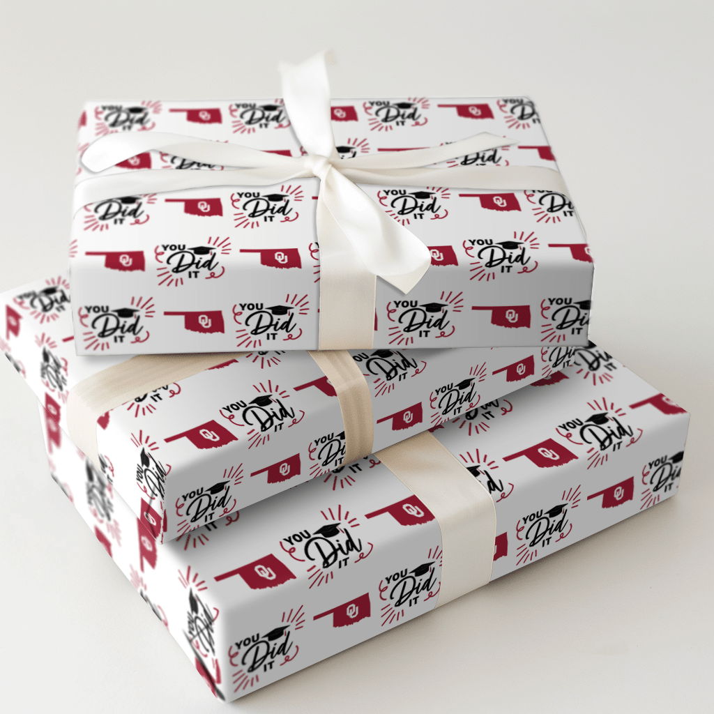 You Did It OU - Wrapping Paper - Aspen & Arlo