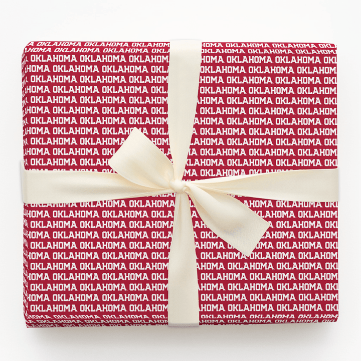 Crimson Sooner - Wrapping Paper - Aspen & Arlo
