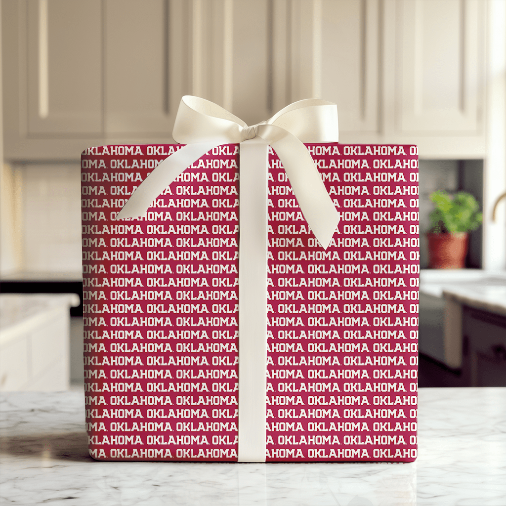 Crimson Sooner - Wrapping Paper - Aspen & Arlo