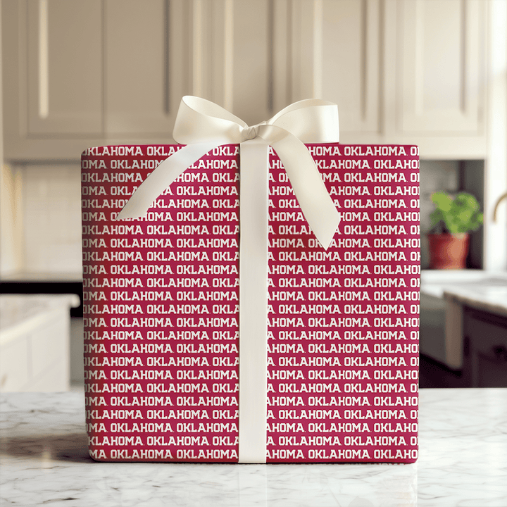 Crimson Sooner - Wrapping Paper - Aspen & Arlo