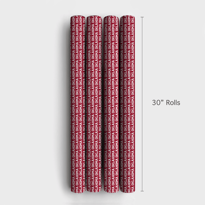 Crimson Sooner - Wrapping Paper - Aspen & Arlo