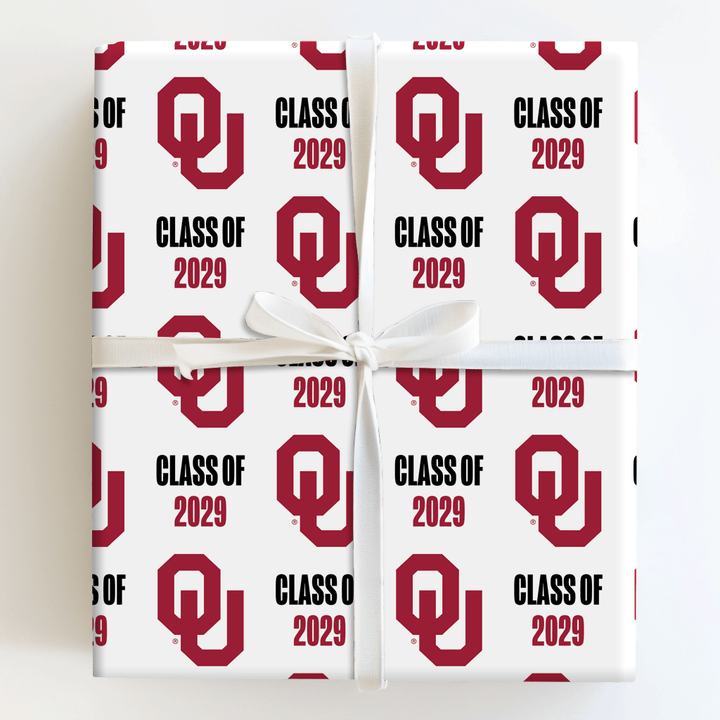 OU Class of 2029 - Wrapping Paper - Aspen & Arlo