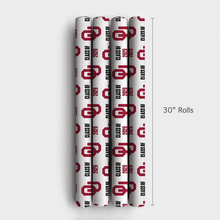 OU Class of 2029 - Wrapping Paper - Aspen & Arlo