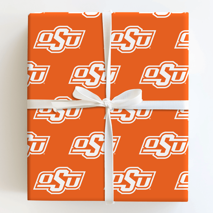 Orange Seal - Wrapping Paper - Aspen & Arlo
